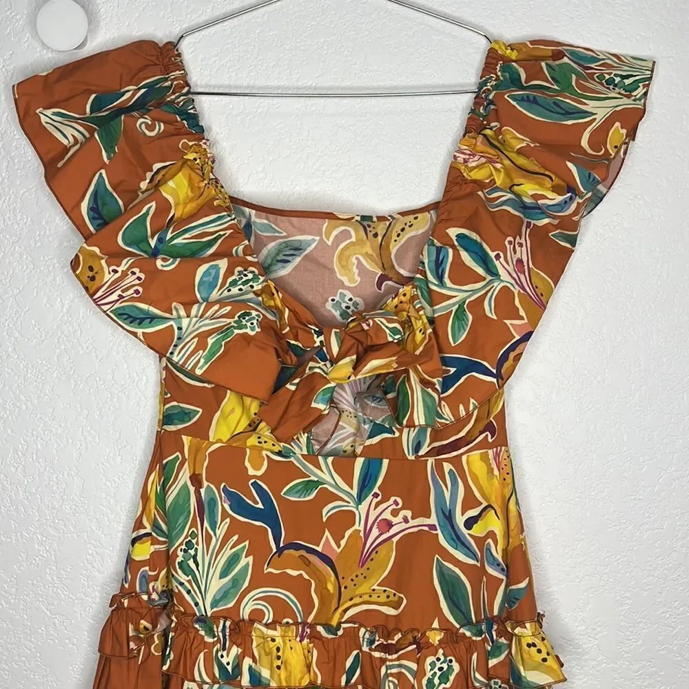 NWT La Double J Scarlett Dress Lily in Popeline Cotton Small - Picture 7 of 16